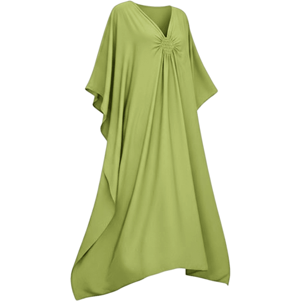 Bsubseach Women Casual Kaftan Dress Batwing Sleeve Plus Size Swimsuit Cover Up Maxi Caftan Dresses