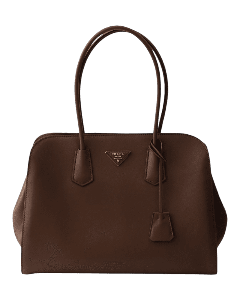 Prada Large Leather Tote Bag