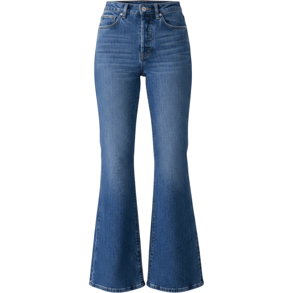 Eclipse Fray Wide-Flare Jean HJ010