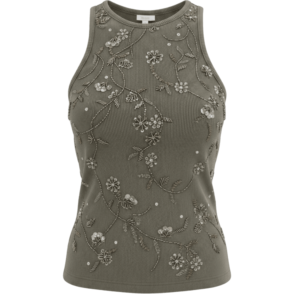 Pilcro Embellished Tank Top
