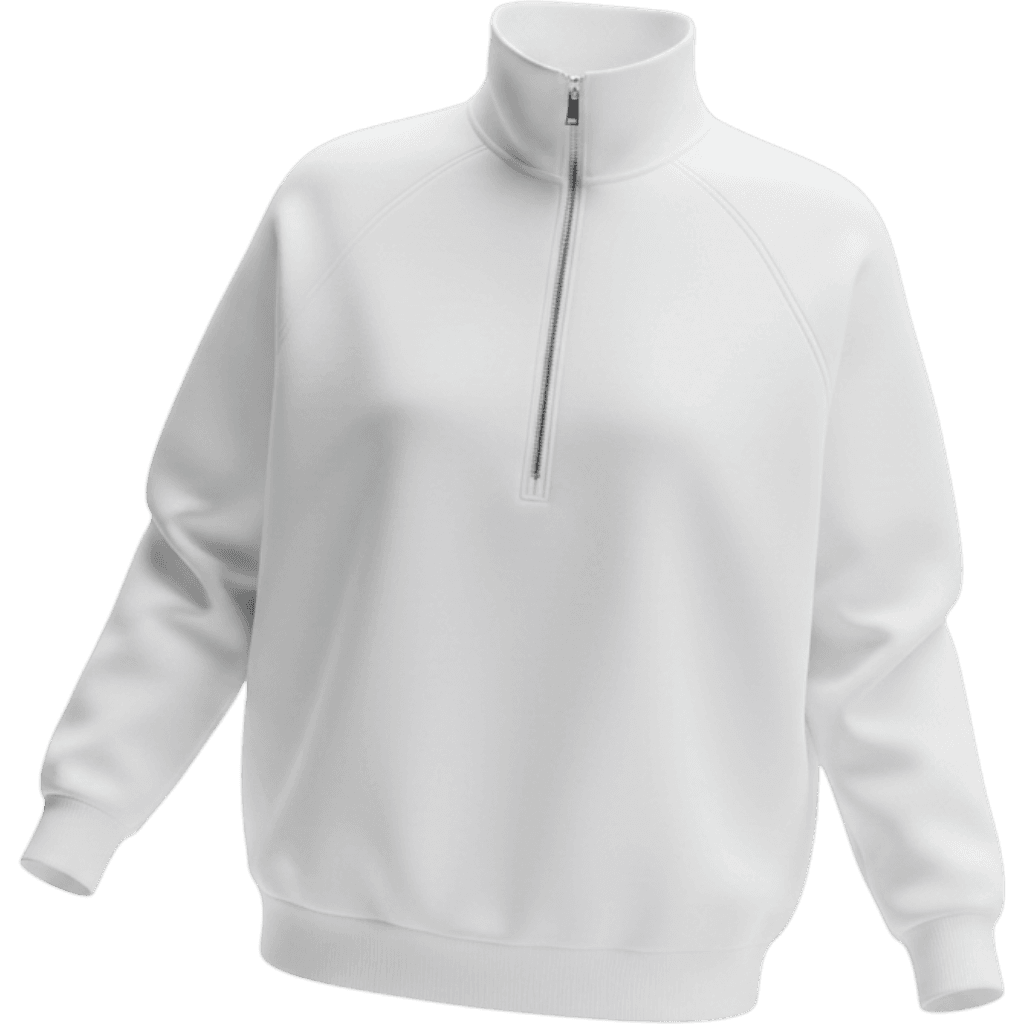 OVERSIZED ZIP-UP SWEATSHIRT