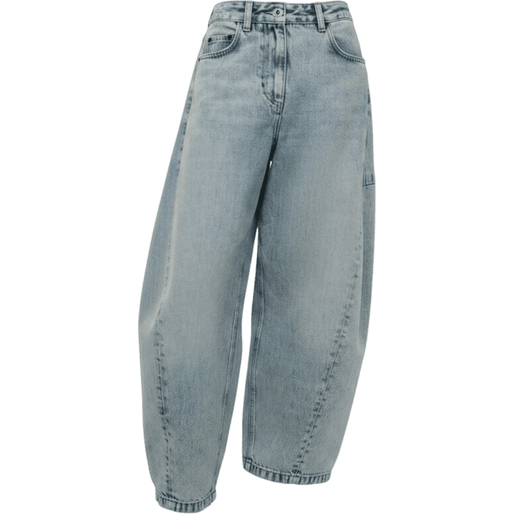 ZW COLLECTION MID-RISE ANKLE BALLOON JEANS