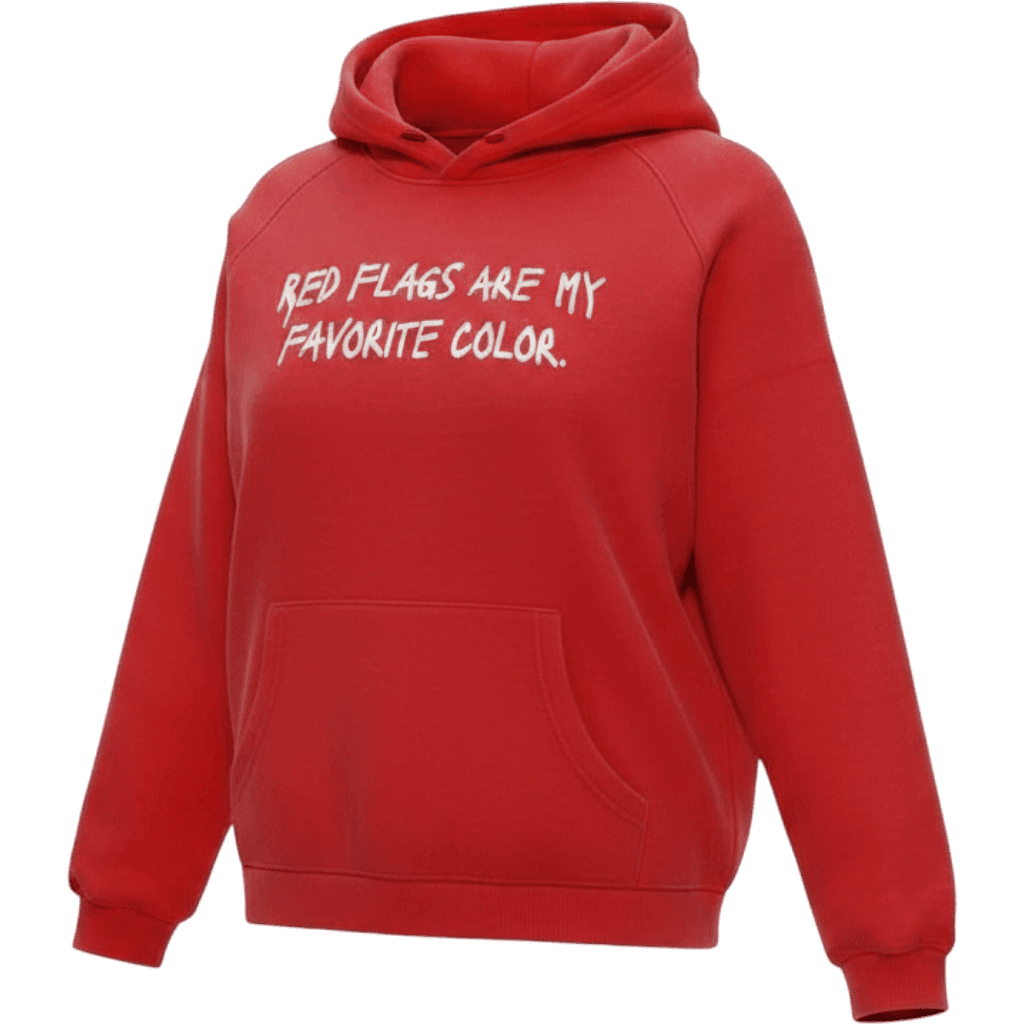 Red Flags Harley Zip Up Hoodie